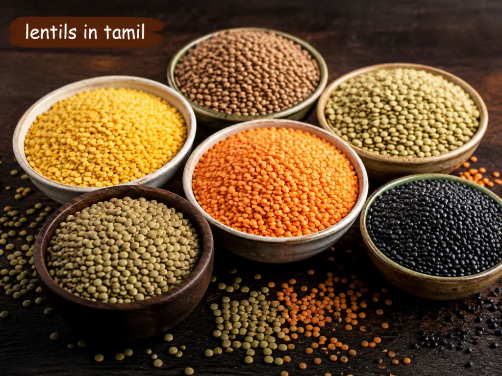 lentils in tamil
